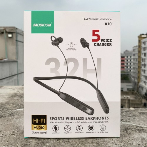 Mobicom Voice Changer Bluetooth Neckband A10